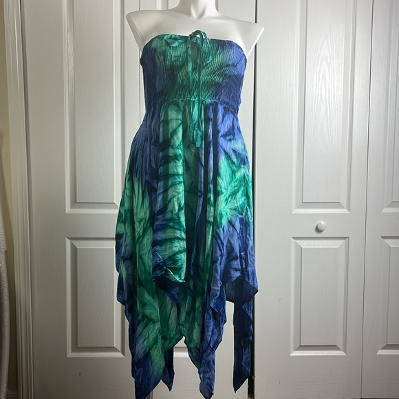 India Boutique Other - Blue And Green Swim Cover Up